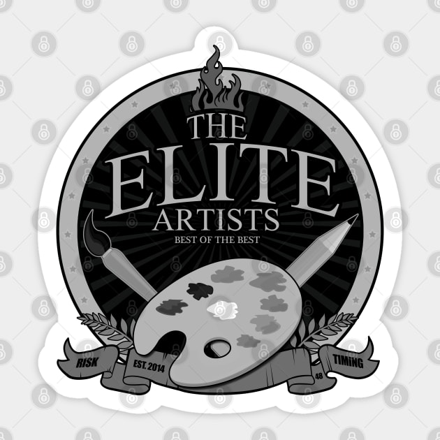 The Elite Artists Sticker by adamzworld